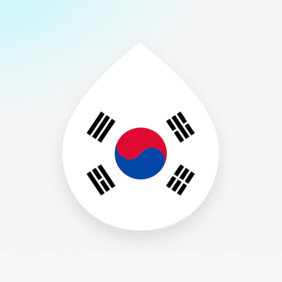 App Drops: Aprenda o idioma coreano e alfabeto Hangul