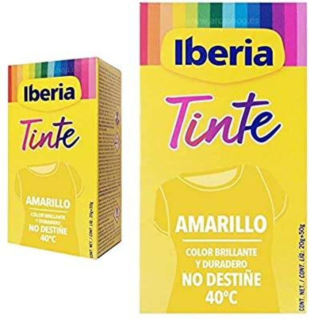 Producto IBERIA TINTE TEXTIL AMARILLO 70 gr