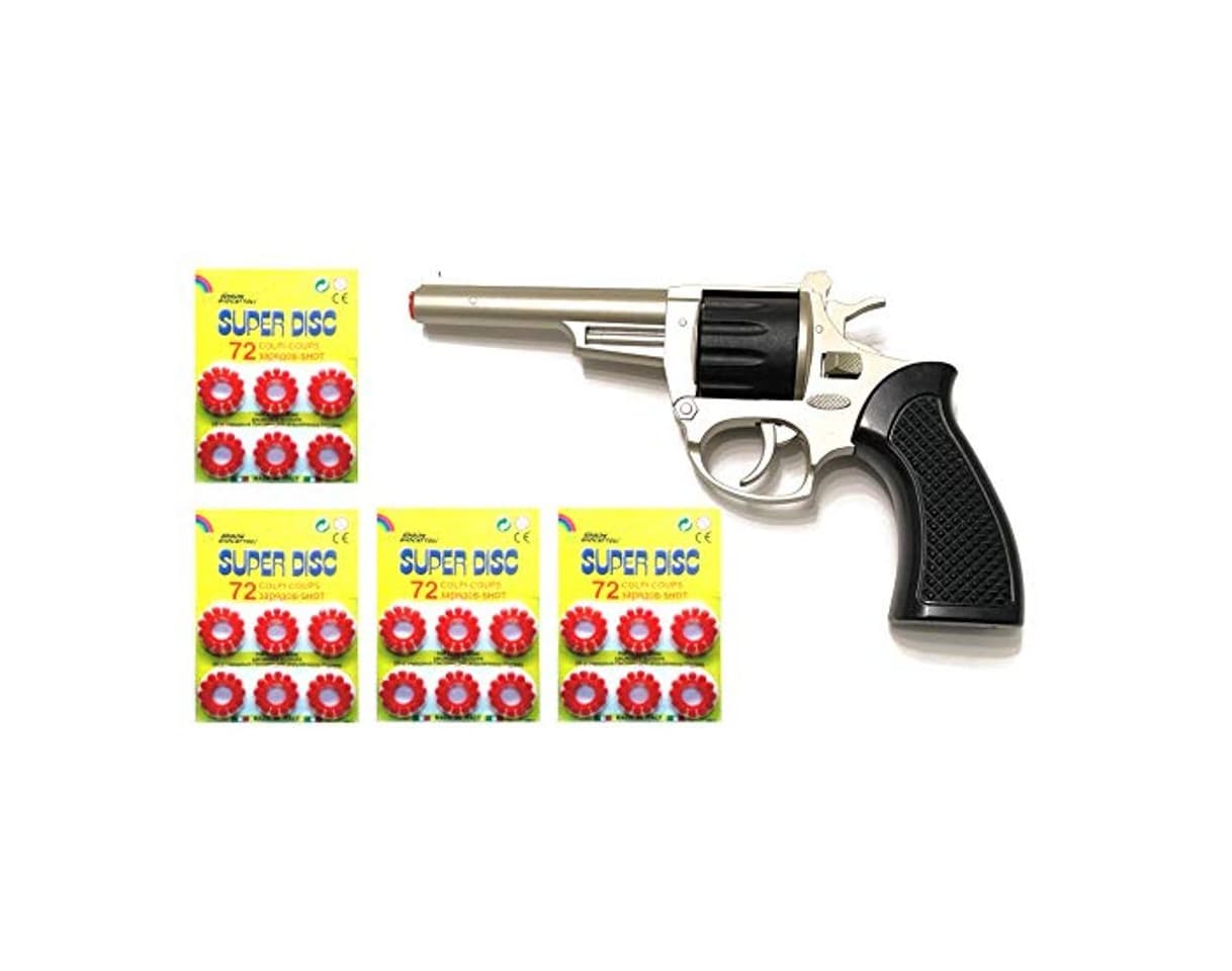 Product Outletdelocio. Revolver metalico del Oeste Nevada con 288 fulminantes en Aros de