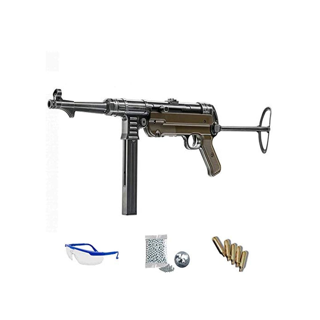 Product MP GERMAN Pack Subfusil Legends blowback - Réplica MP40 de Aire comprimido