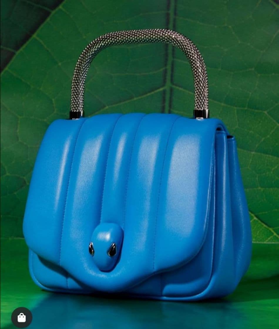 Moda Ambush x Bvlgari Blue Leather Handbag 290344 | Bvlgari