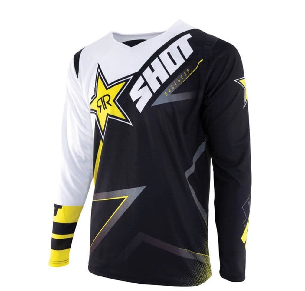 Fashion ‪Camiseta de motocross Shot destockage CONTACT REPLICA - ROC