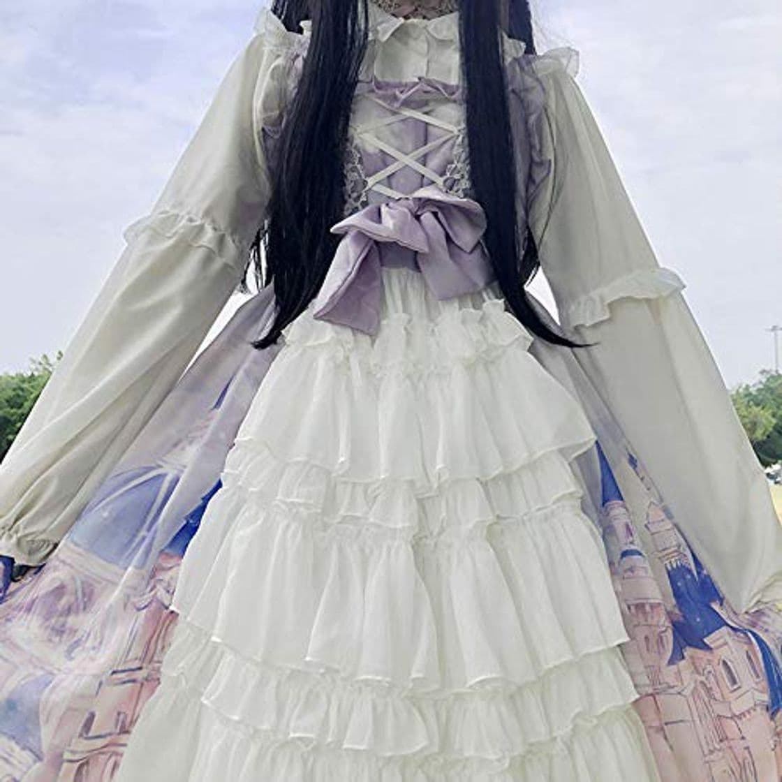 Producto Vestido Lolita Vintage Sky City Bowknot Vestido Victoriano Kawaii Girl Gothic Lolita