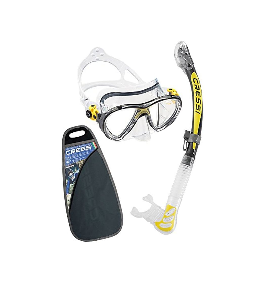 Producto Cressi Big Eyes Evolution & Kappa Ultra Dry Schnorchel - Pack de