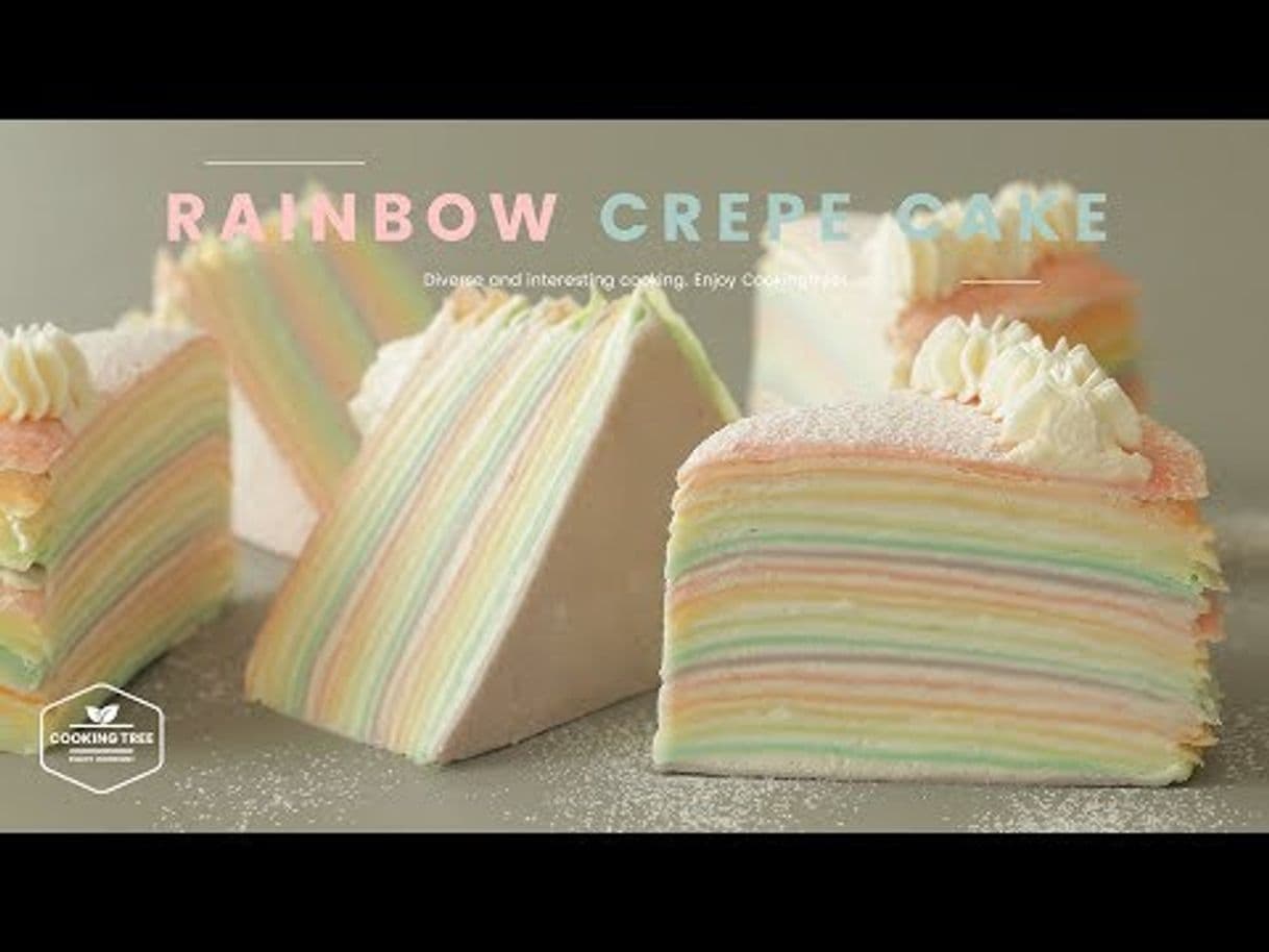 Moda Pastel Rainbow Crepe Cake