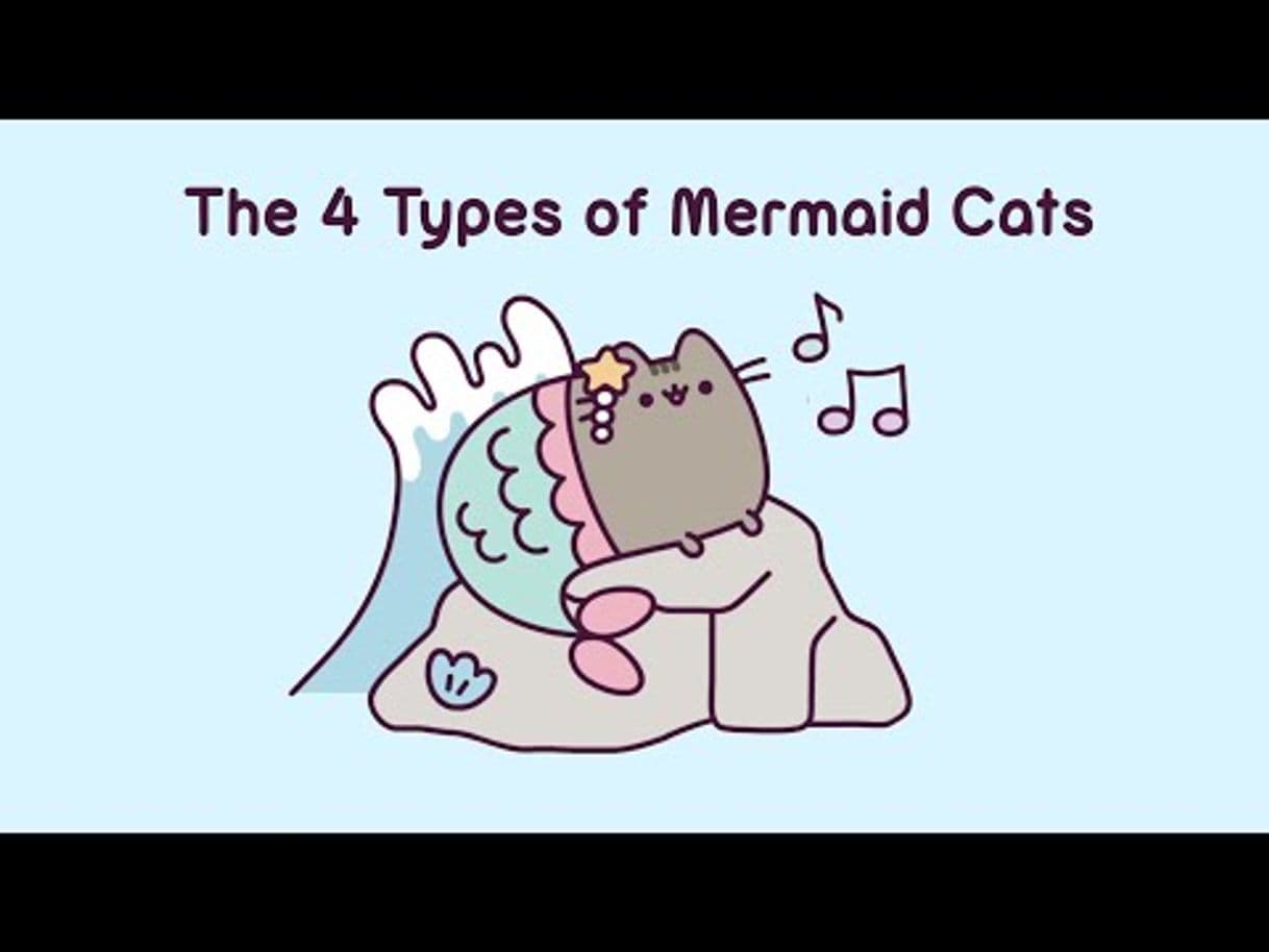 Moda Pusheen: The 4 Types of Mermaid Cats - YouTube