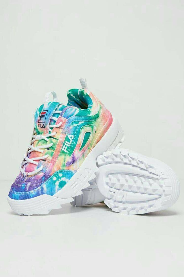 Moda Fila Disruptor Ii Tie Dye Tenis para mujer,