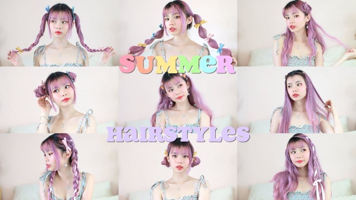 Moda 10 cute & easy summer hairstyles in under 10 minutes! 