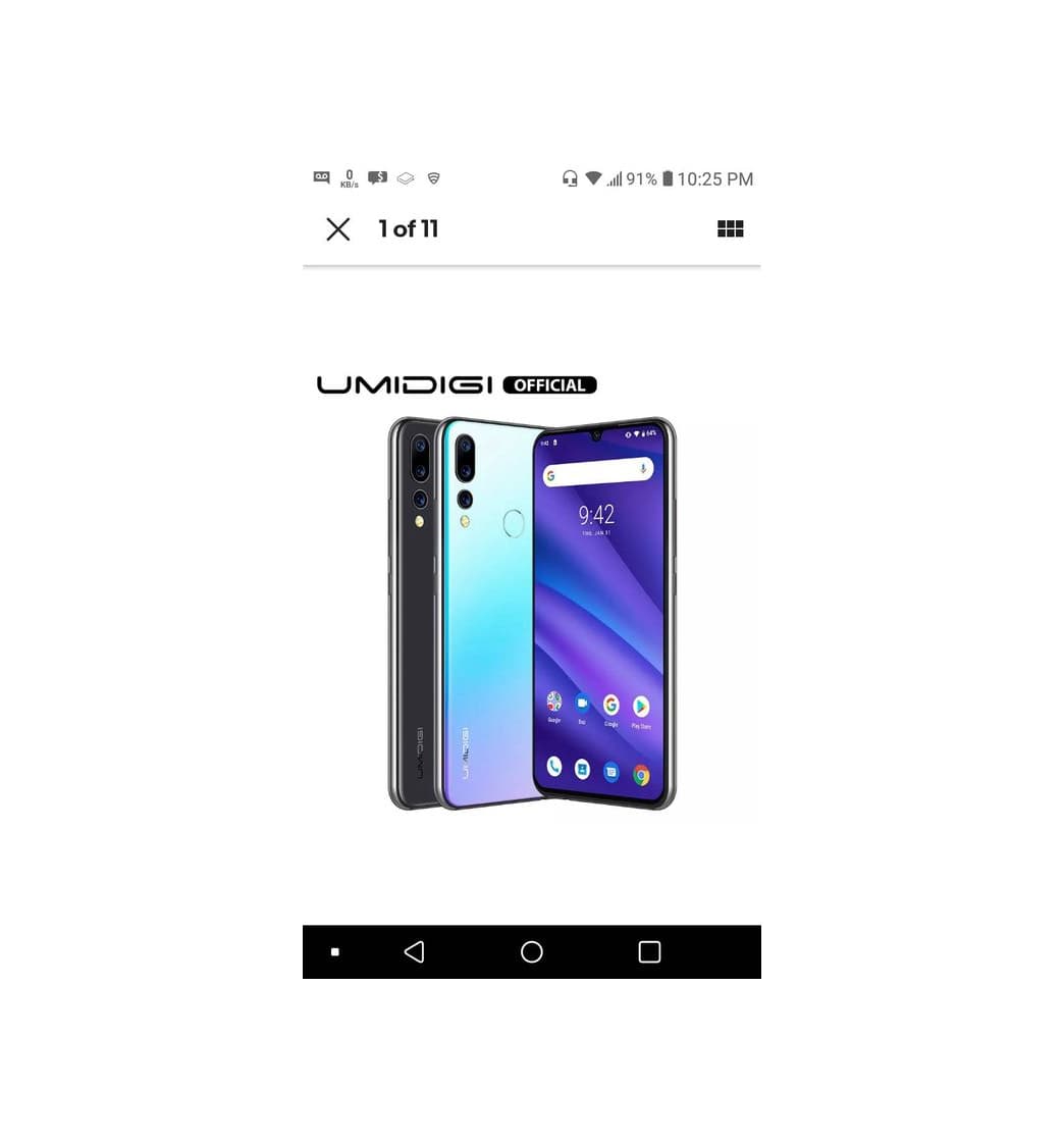 Producto Telefono Celular Umidigi