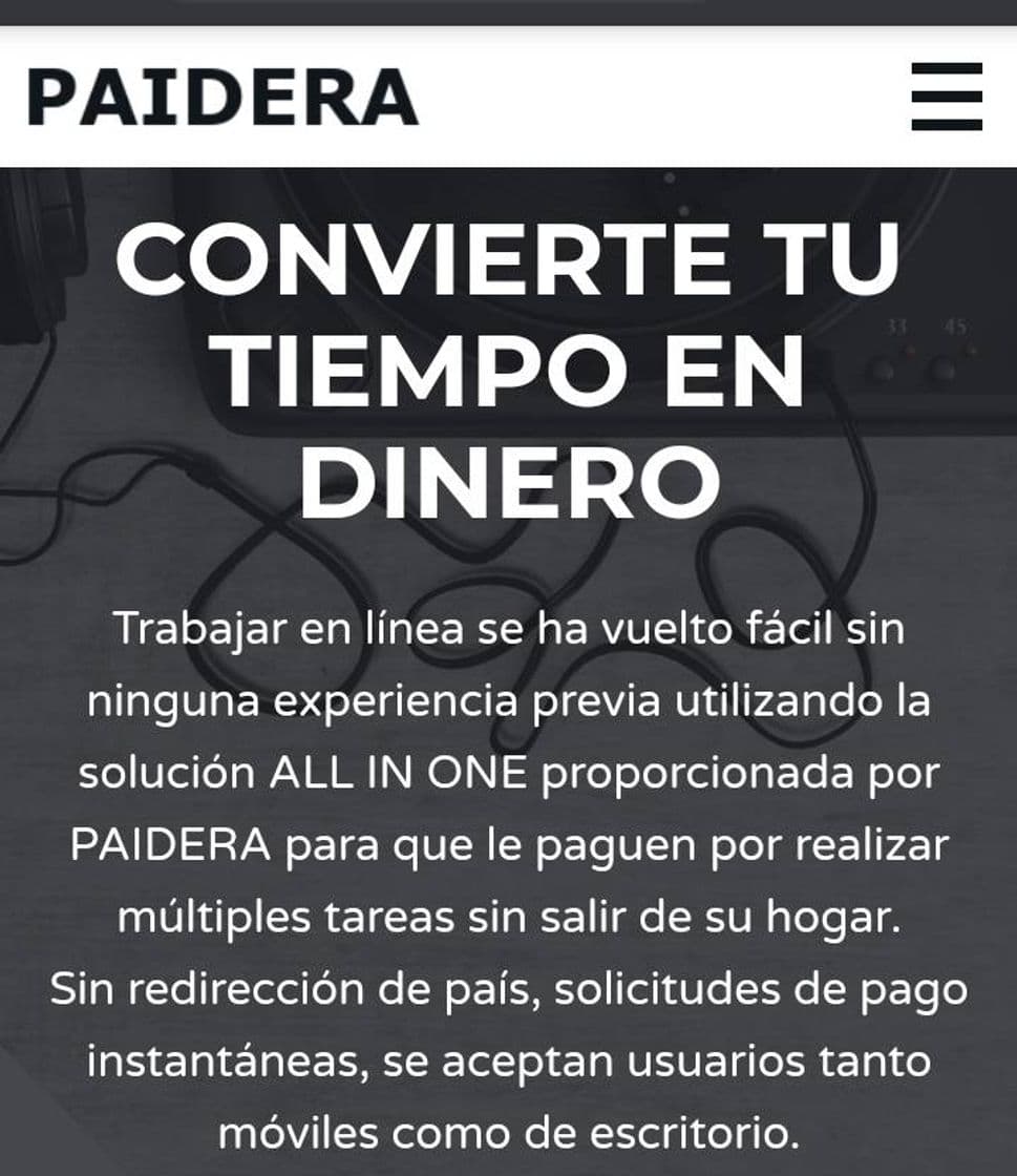 App Paidera, Gana hasta 30 U$ por dia