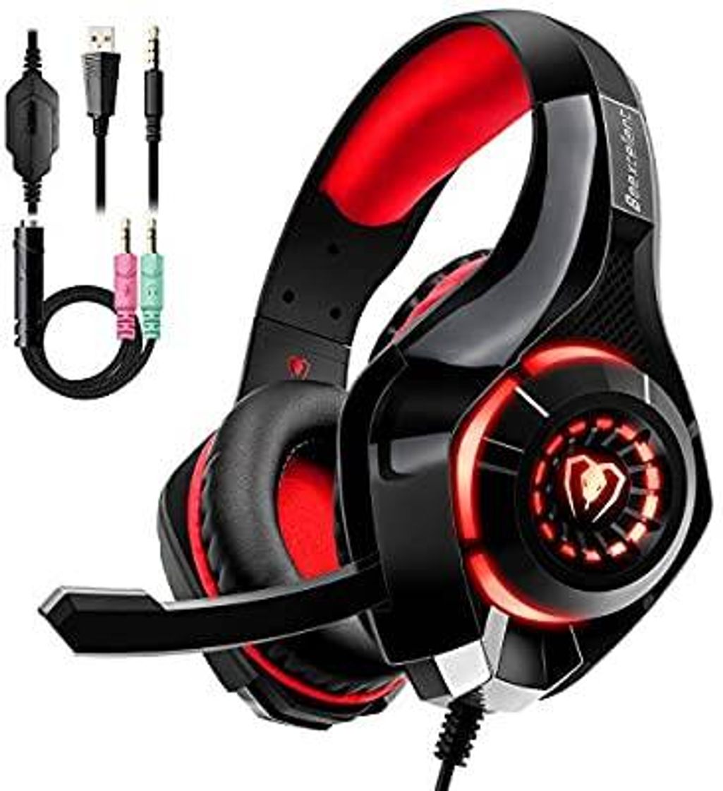 Moda Auriculares Gaming Premium Stereo con Microfono para PS4 PC 