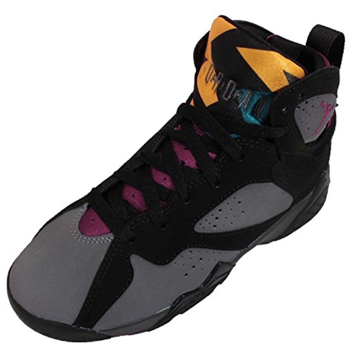 Fashion Nike Air Jordan 7 Retro BG, Zapatillas de Baloncesto para Niños, Negro/Gris