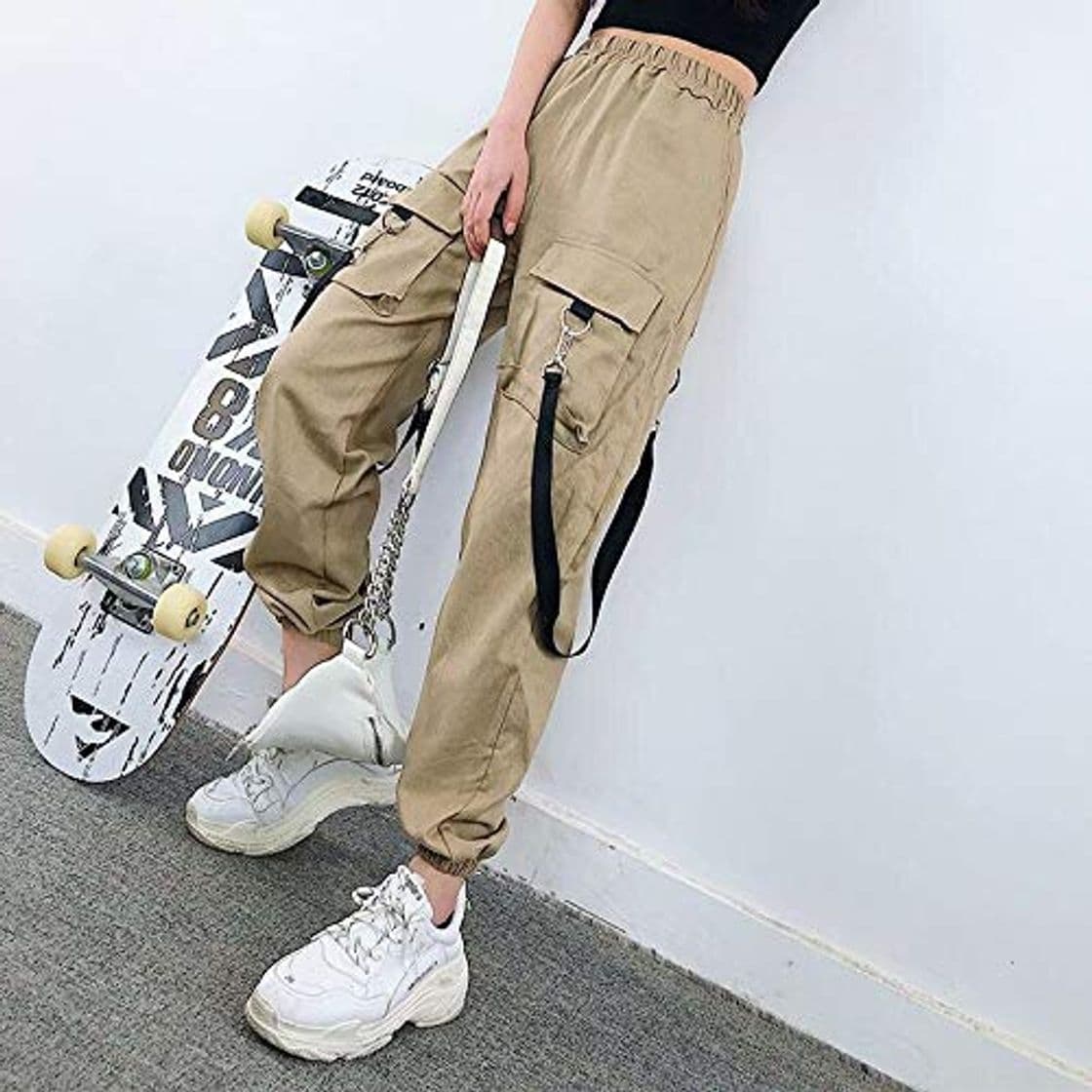 Moda Dongwall Monos de Mujer de Moda Cintura elástica de Mujer Jogger de