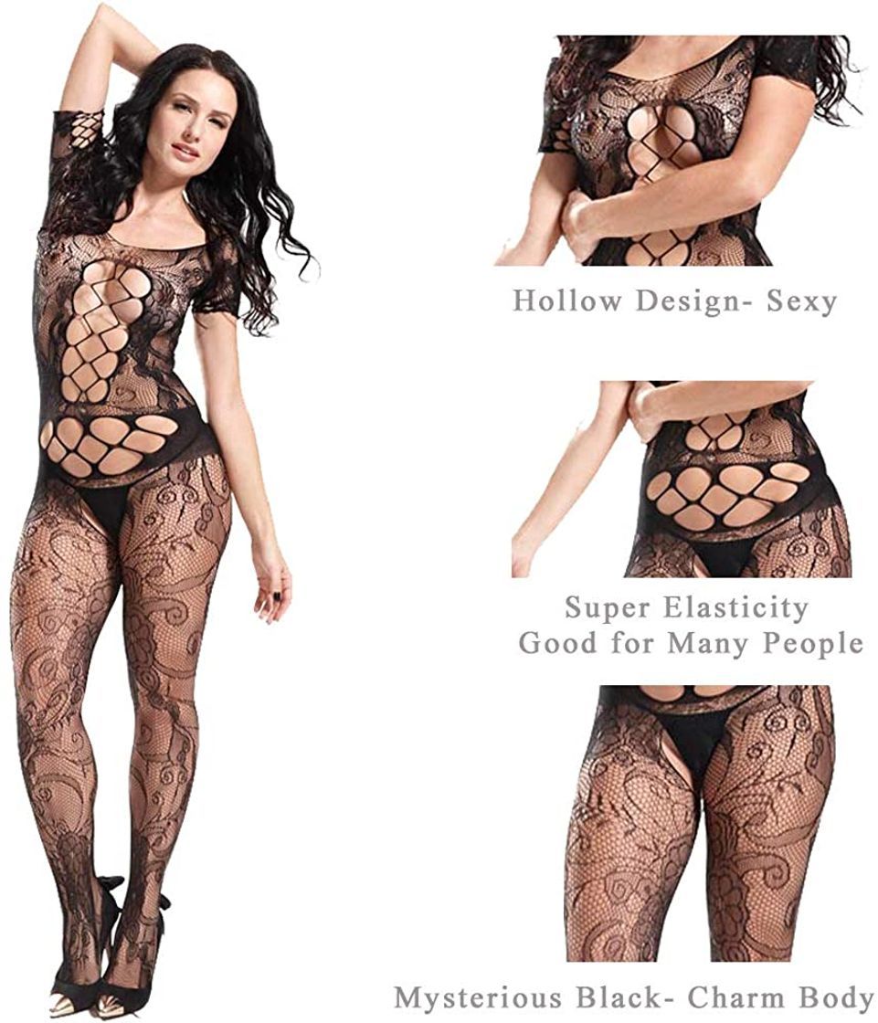 Producto VicSec Liguero Bodies Autoadhesivas Ultra Fina Encaje Calcetines Fishnet Mallas Liga Suspender