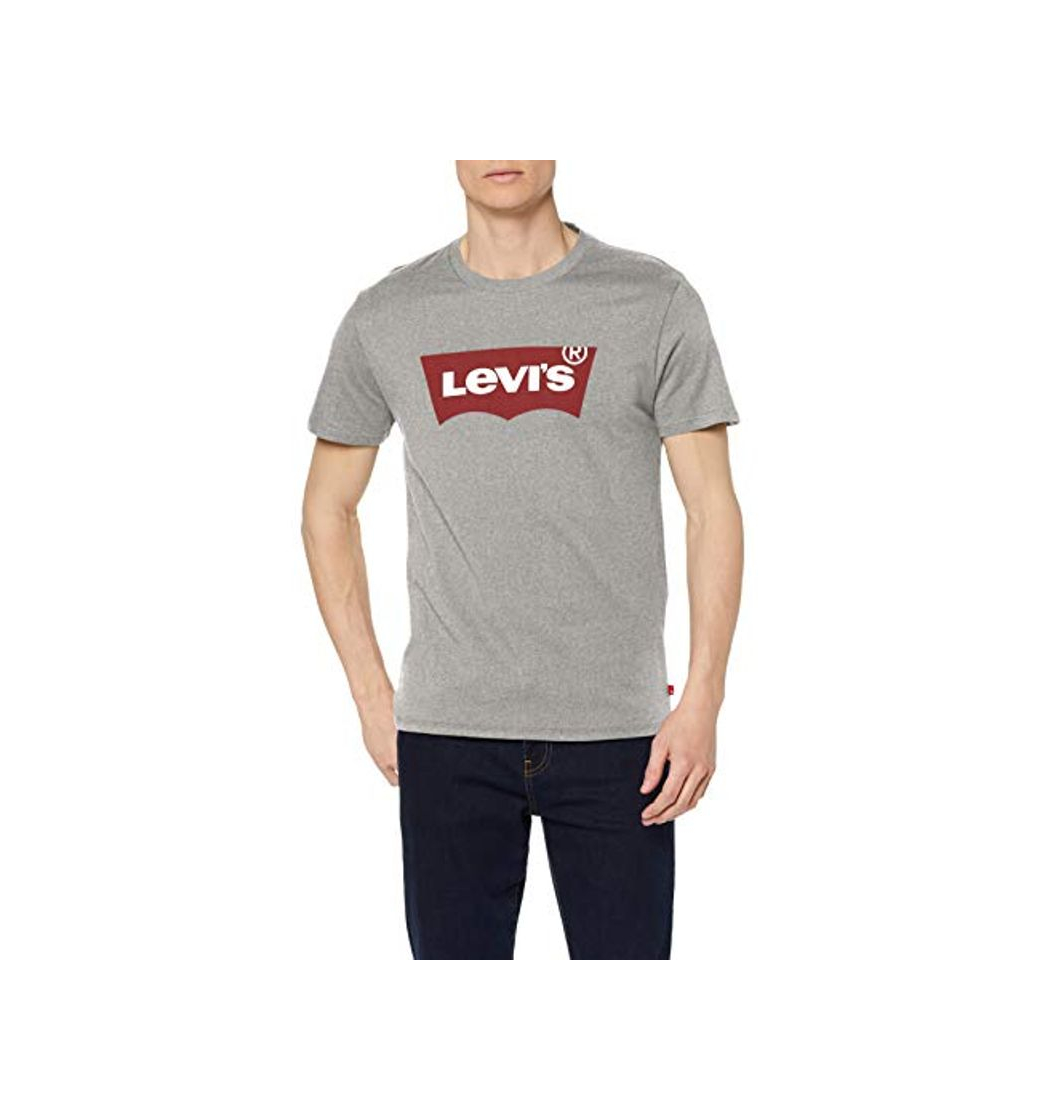 Fashion Levi's Graphic Set-In Neck, Camiseta para Hombre, Gris