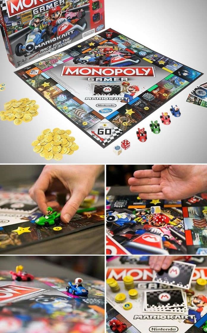 Videogames MONOPOLY MarioKart❤️🖤