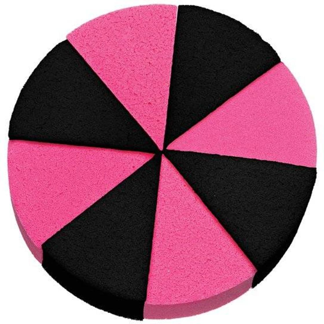 Fashion Esponja Ricca Edge Fracionada - Preto e Rosa | Zattini