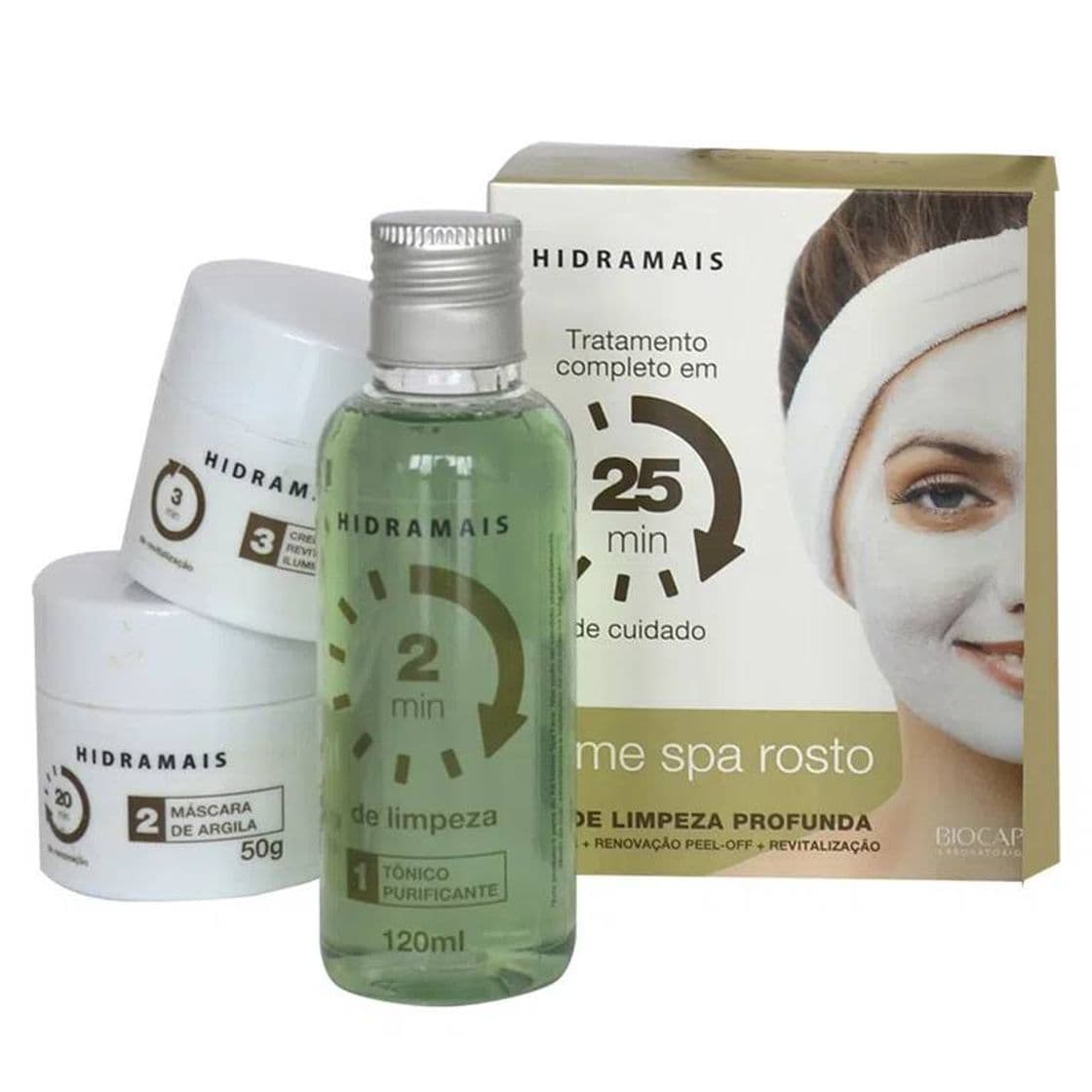 Fashion Kit home spa facial de hidramais