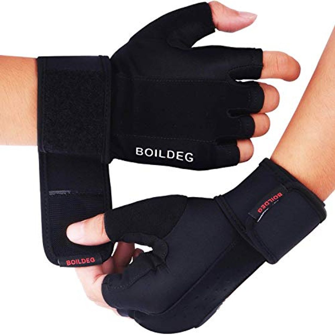 Producto boildeg Guantes Gimnasio Hombre Mujer,Guantes Pesas Gym Guantes Fitness Transpirable con Protección