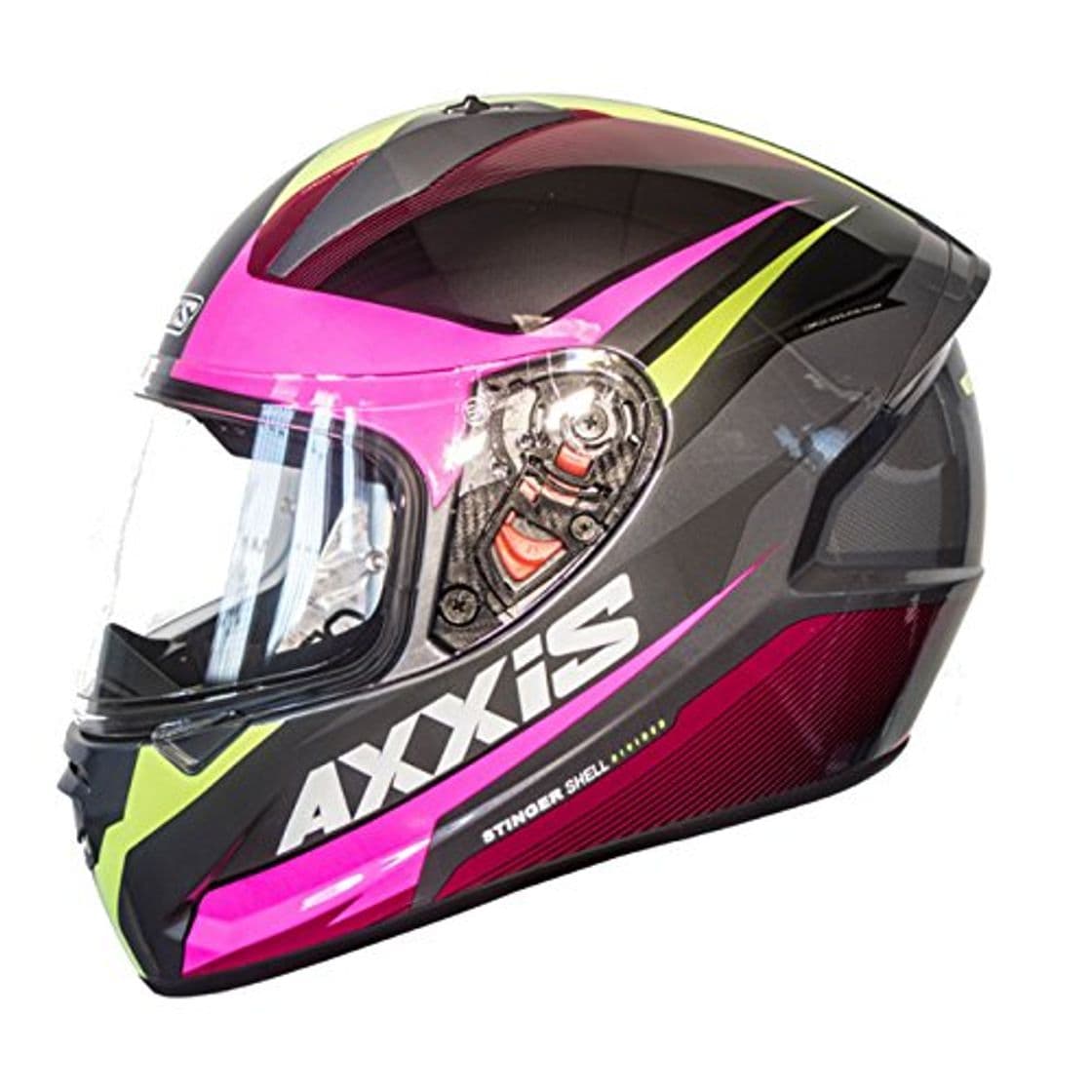 Product Casco Axxis STINGER DIVIDED Amarillo Fluor