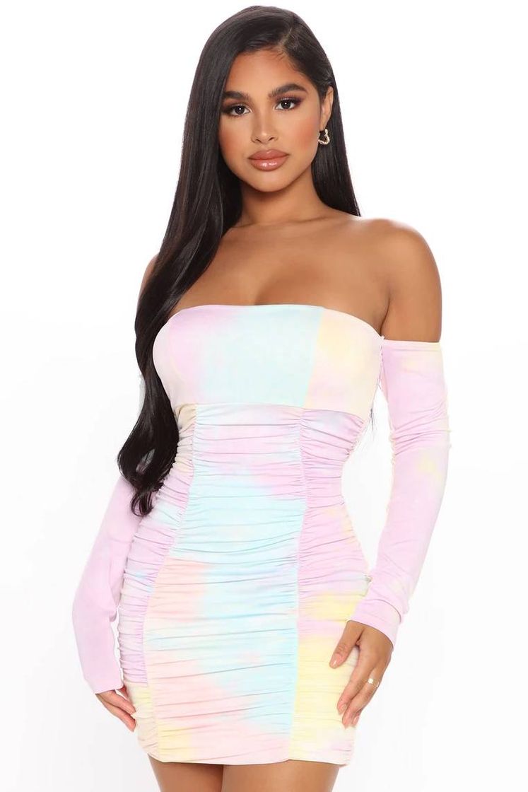 Fashion Sweet Dreaming Tie Dye Mini Dress - Multi Color – Fashion Nova