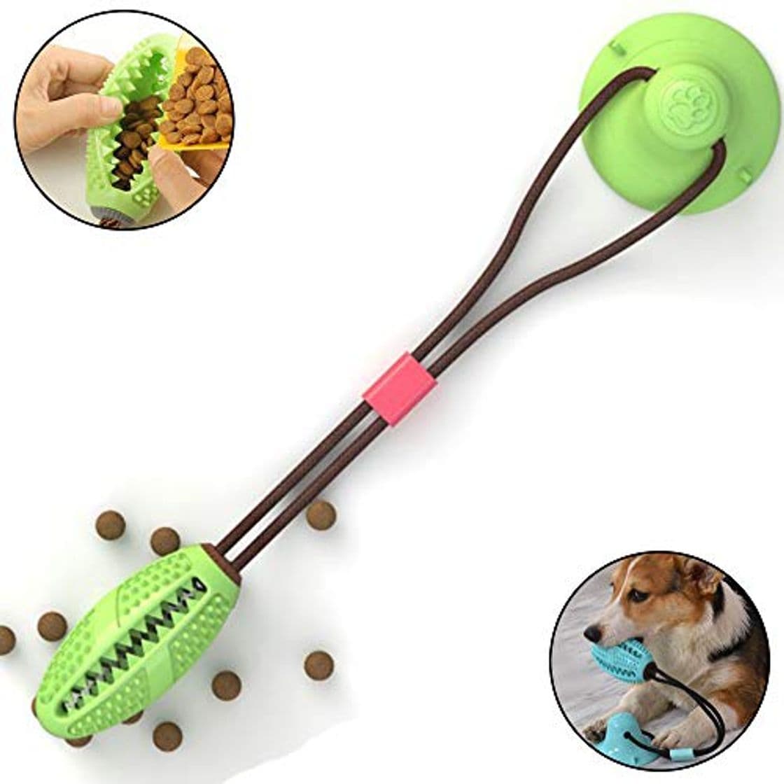 Producto AFFINEST Pelota de Juguete para Perros con Ventosa Mascotas Multifuncional para mordedura