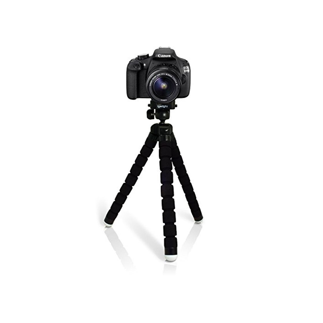 Producto igadgitz Ligera Grande Flexibles Mini Trípode Portátil para Canon EOS SLR DSLR Series Cámaras 450D 550D 550D 600D 650D 700D 750D 760D 100D 1000D 1100D 1200D