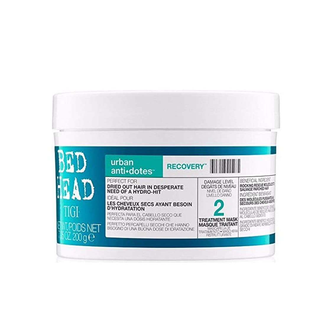 Product Tigi Bed Head Recovery Treatment Mask 200 Ml 1 Unidad 200 g