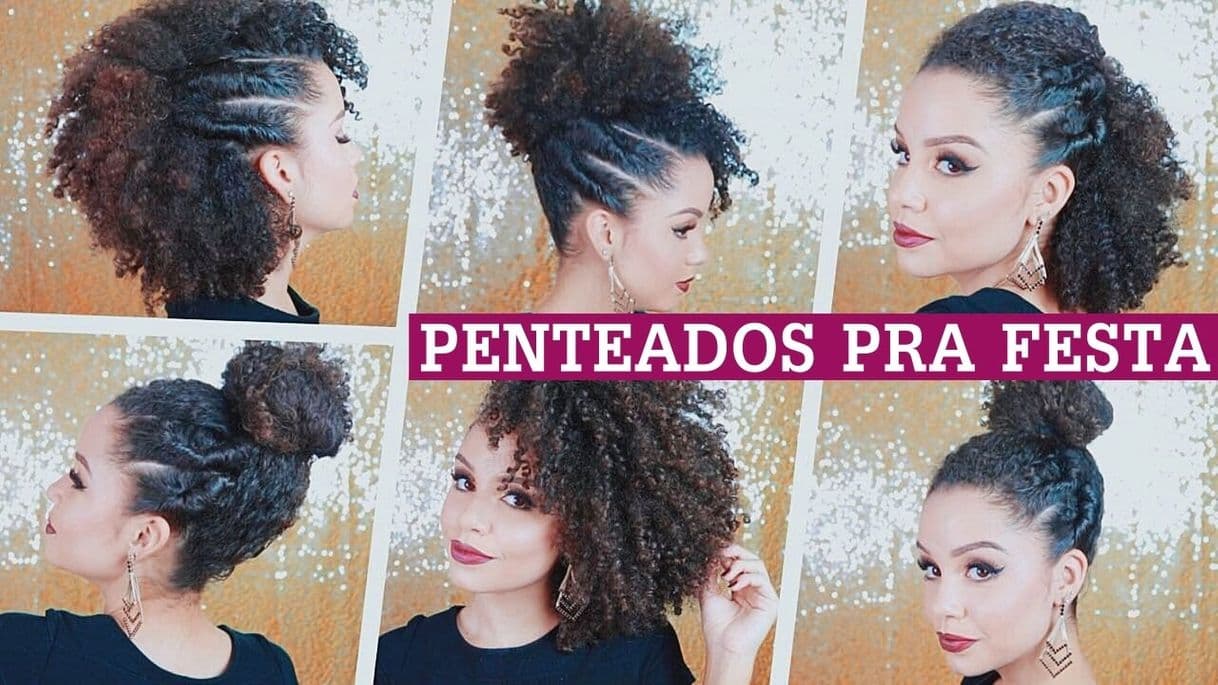 Fashion PENTEADOS P/ FESTAS - cabelos crespos/cacheados - YouTube