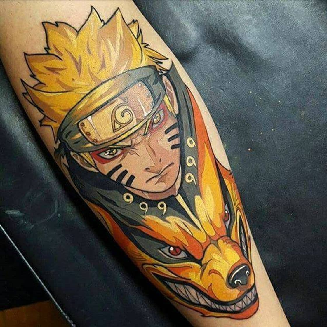 Moda Tatto do Naruto