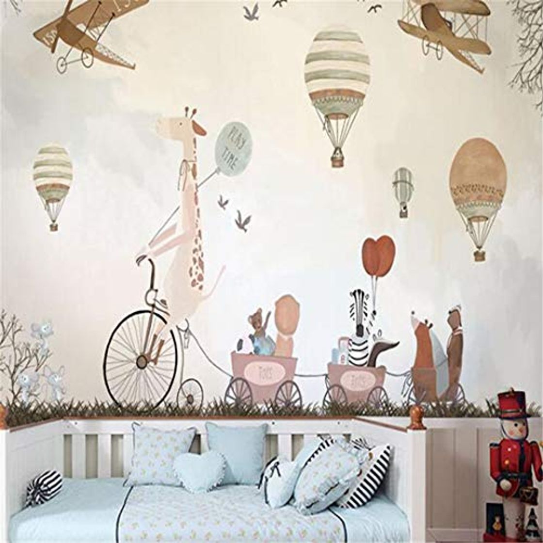 Producto Papel Tapiz Papel Pintado No Tejido Fondo De Pantalla Grandehabitación Infantil Papel Tapiz De Dibujos Animados Papel Tapiz Niño Niña Dormitorio Fondo Pared Personalizado Mural Personalidad Papel Tapi