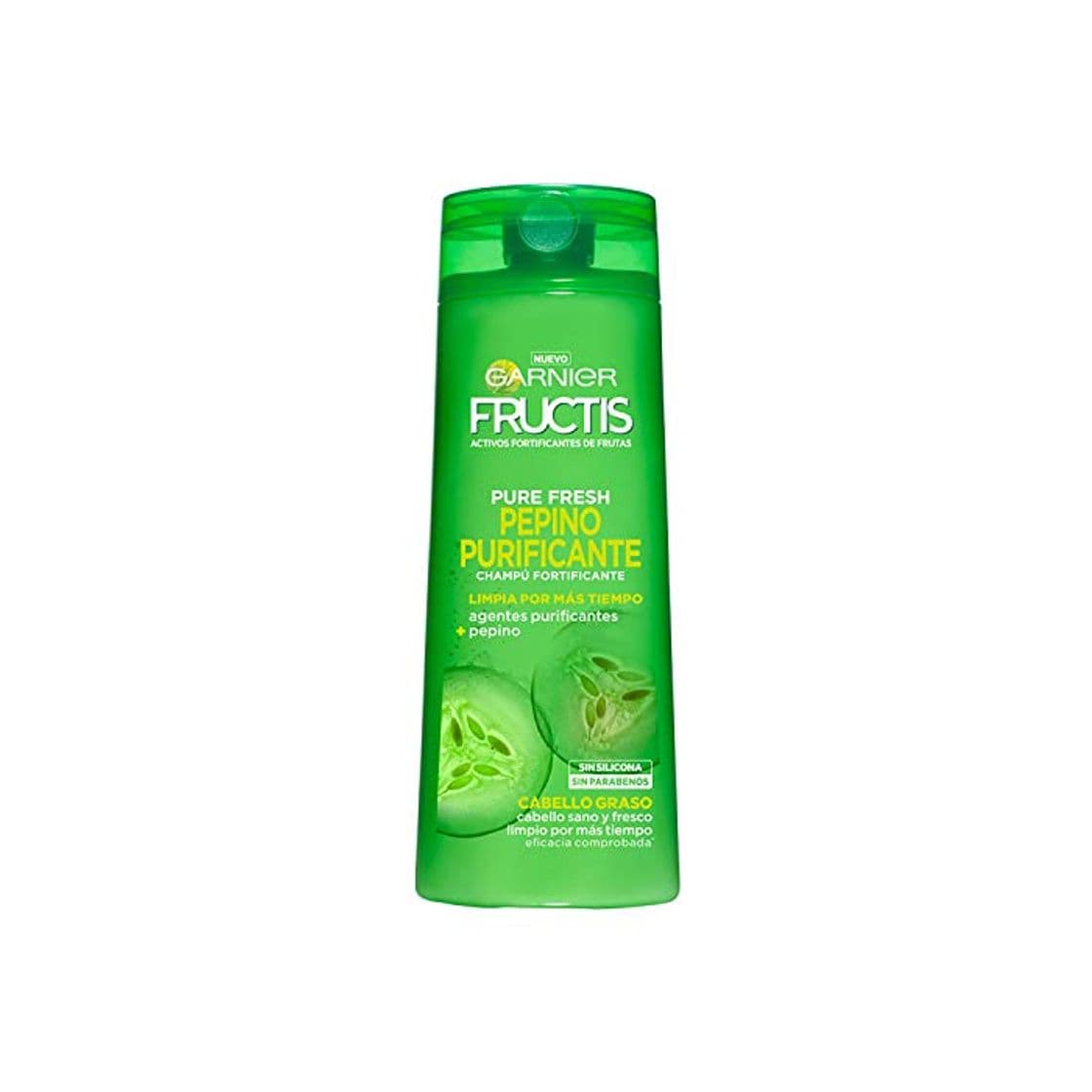 Producto Garnier Fructis Champú Pure Fresh Pepino Purificante