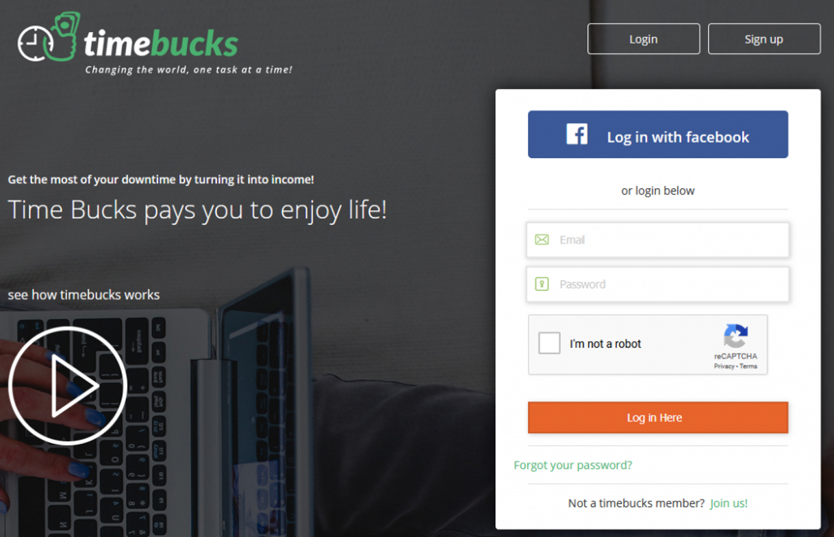 App TimeBucks: Paid To Click, Paid To Watch Videos, Paid To Post