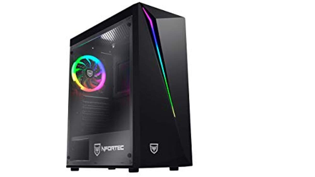 Electrónica Nfortec Lynx Torre Gaming Negra RGB