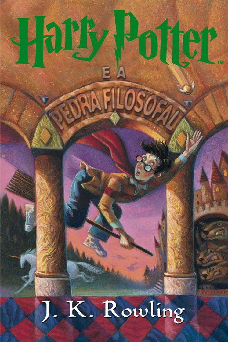 Libro Harry Potter e a Pedra Filosofal 