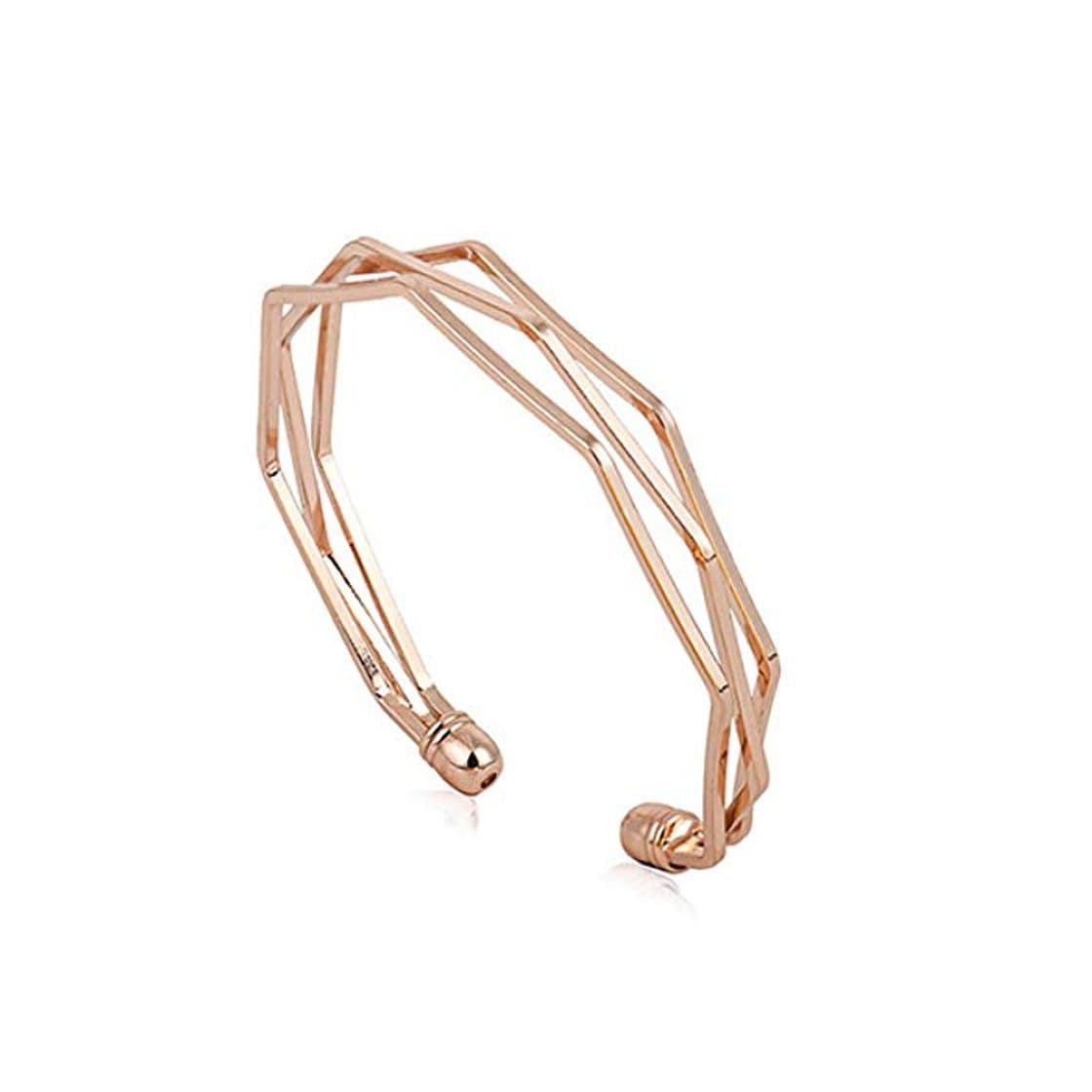 Fashion VHMKLOi Brazalete con nudo pulsera Atacado Rosa cor de Ouro Pulseira Para As Mulheres Pulseiras Pulseiras Pulseiras