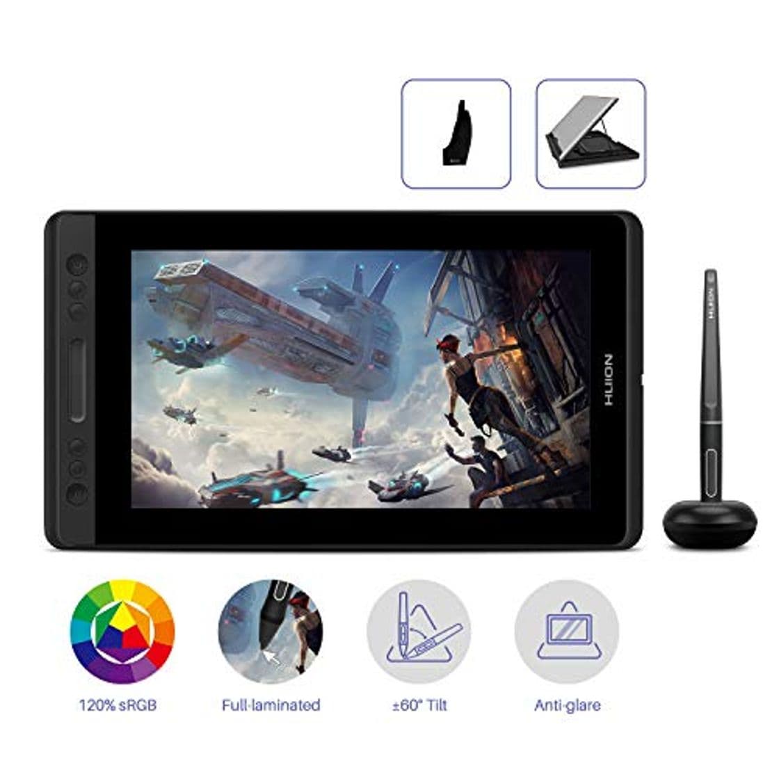 Product HUION KAMVAS Pro 12 Monitor de Dibujo gráfico, 11.6” Tableta Gráfica con