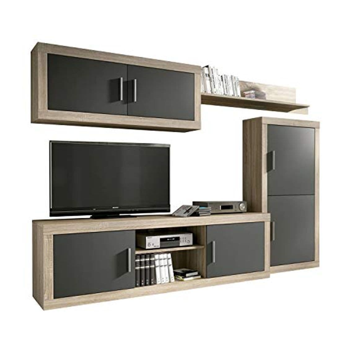 Producto FUTURE 22 Moderno Conjunto De Muebles De Salón, Exclusiva Unidad De Entretenimiento,