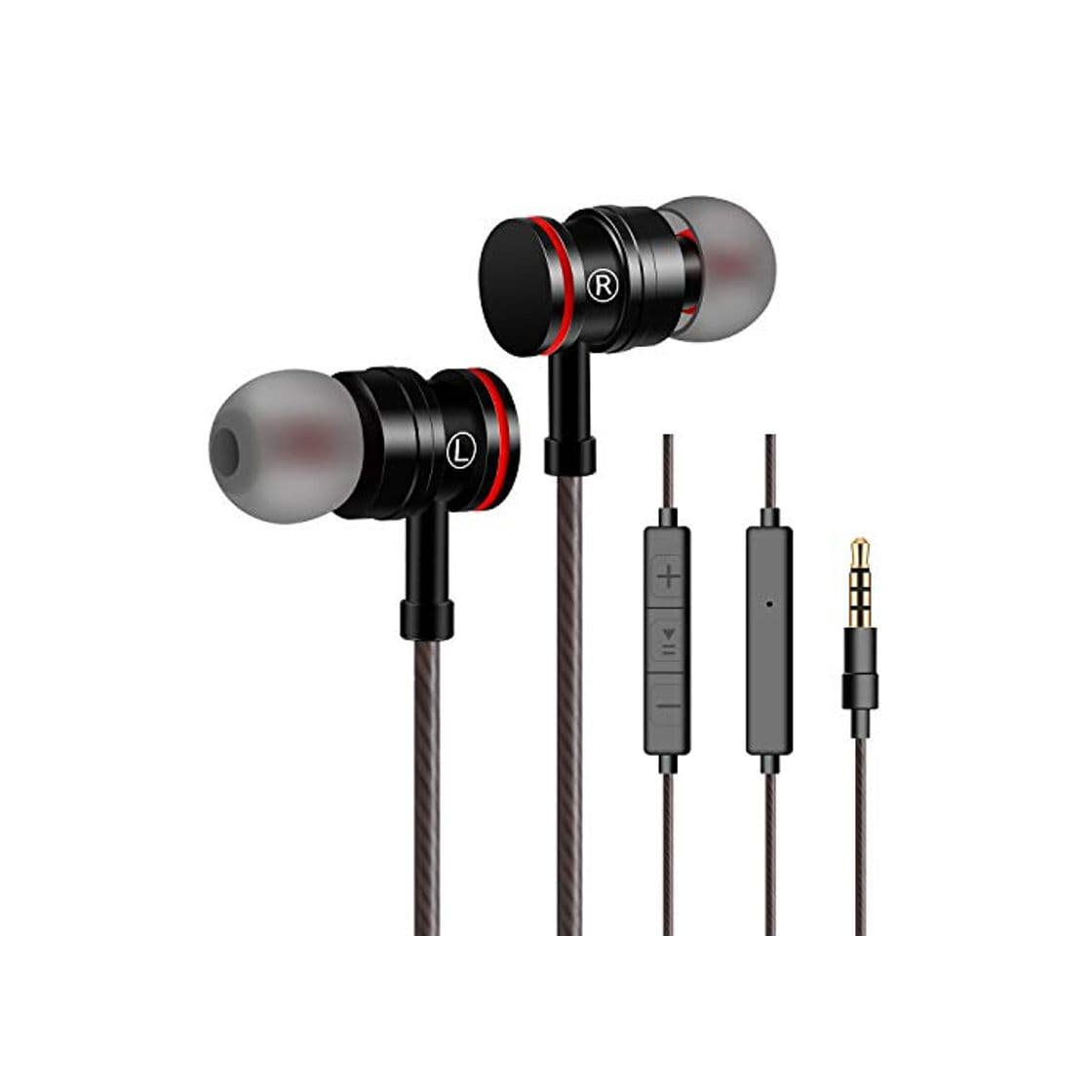 Electronic Auriculares In-Ear con micrófono, Auriculares VddSmm In-Ear Auriculares, estéreo con Aislamiento de