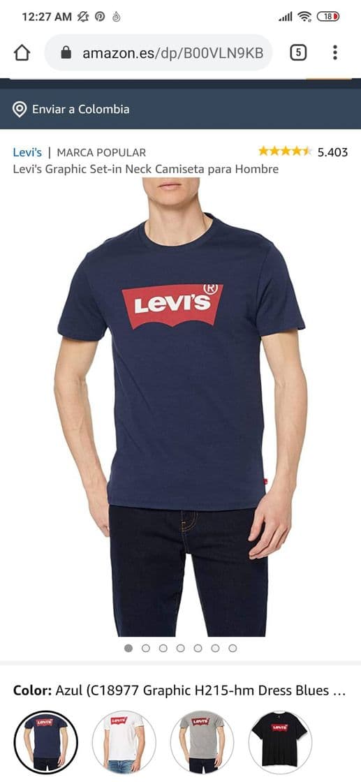 Fashion Camisetas Levi's hombre