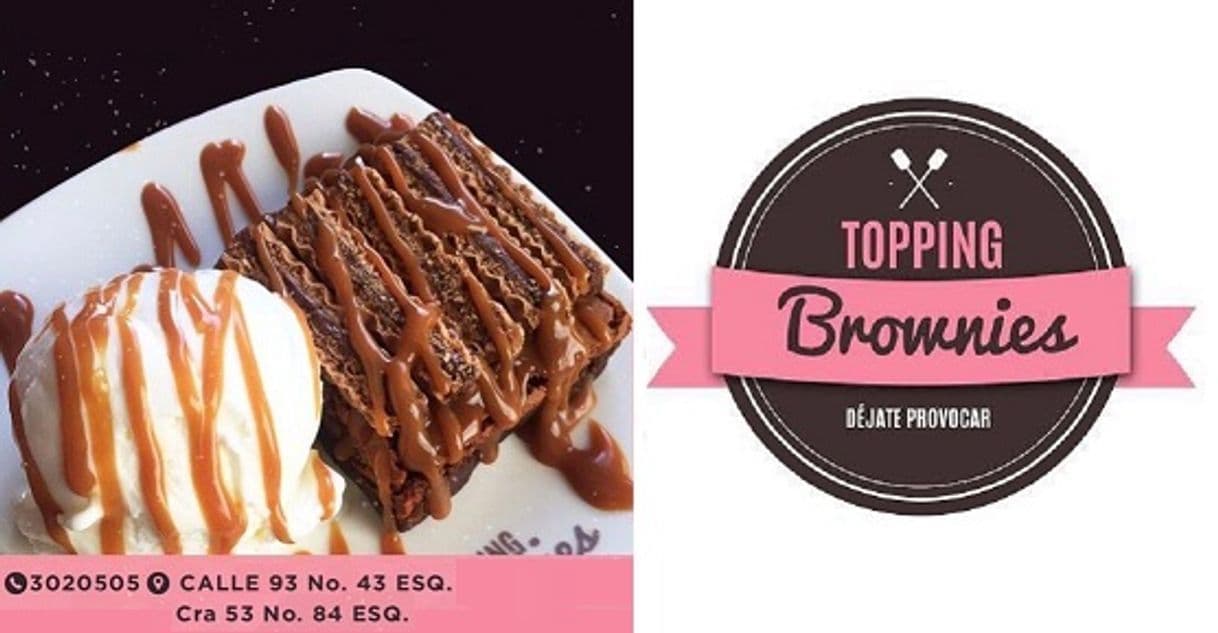 Restaurants Topping Brownies