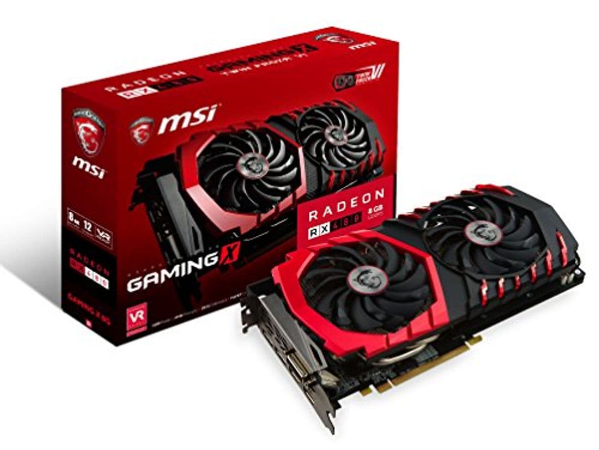 Electrónica MSI Radeon RX 480 GAMING X 8G  Placa grafica, 8GB GDDR5