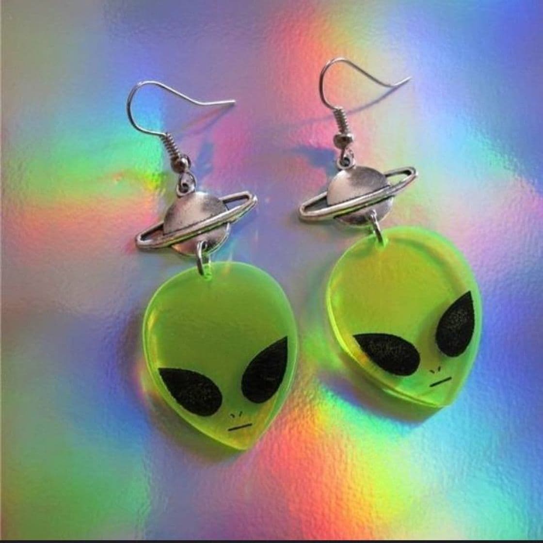 Product Aretes Alien 💚