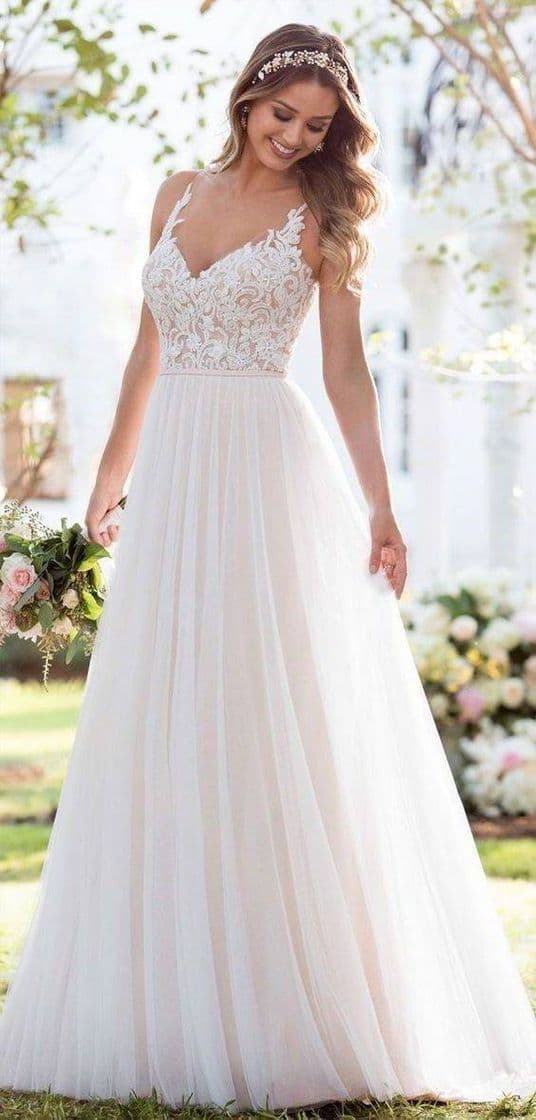 Moda Vestido de noiva simples