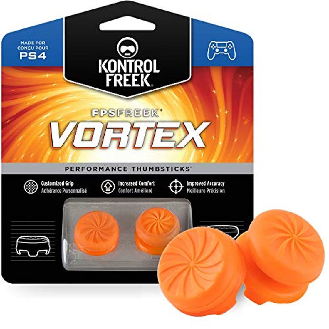 Lugar KontrolFreek FPS Freek Vortex Performance Thumbsticks para mando de PlayStation 4