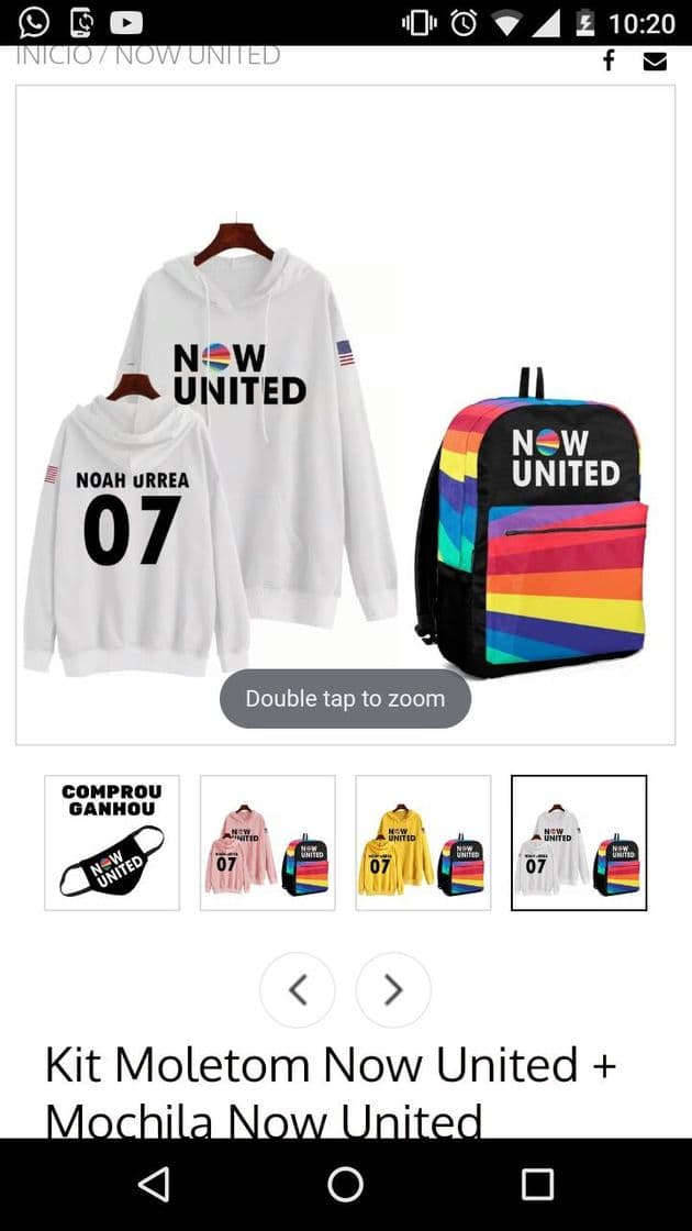 Moda Promoção moletom Now United!!!