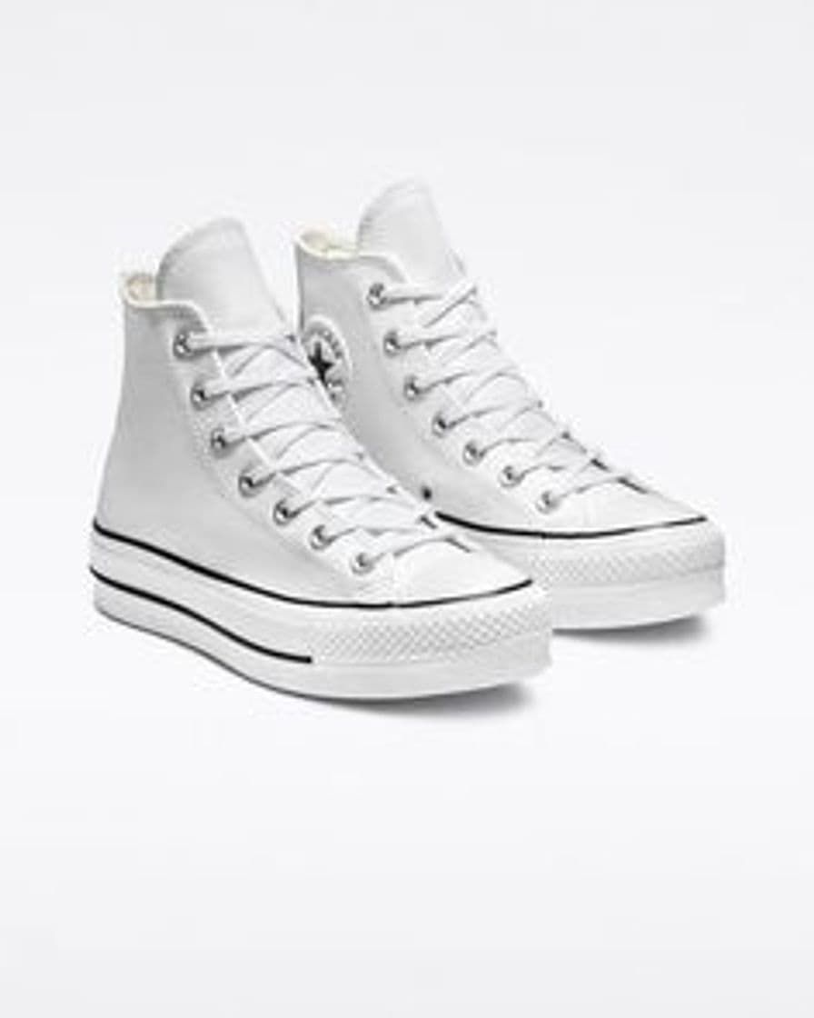 Product Converse Chuck Taylor CTAS Lift Hi, Zapatillas para Mujer, Blanco