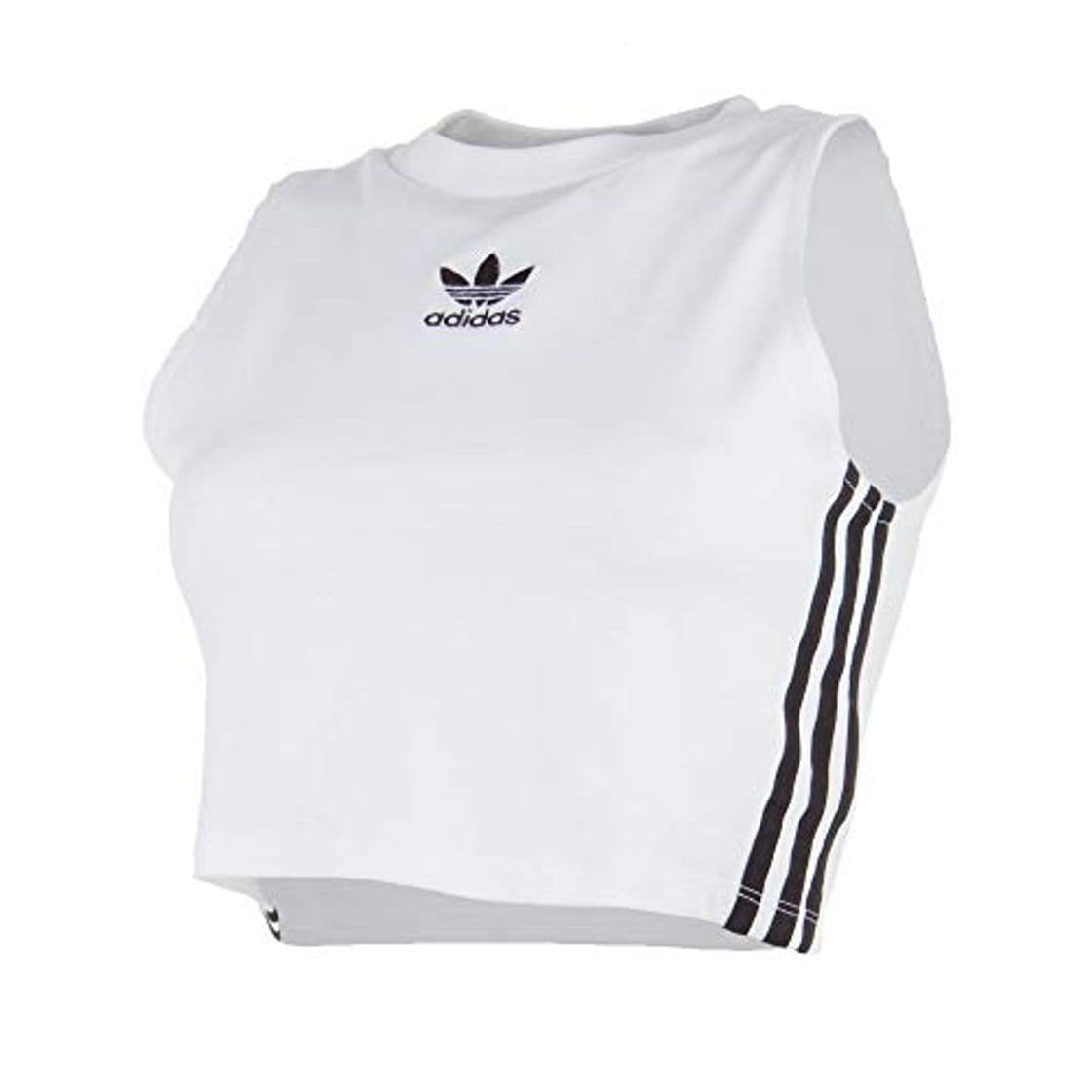 Place Adidas Crop Tank Camiseta, Mujer, 48, Blanco