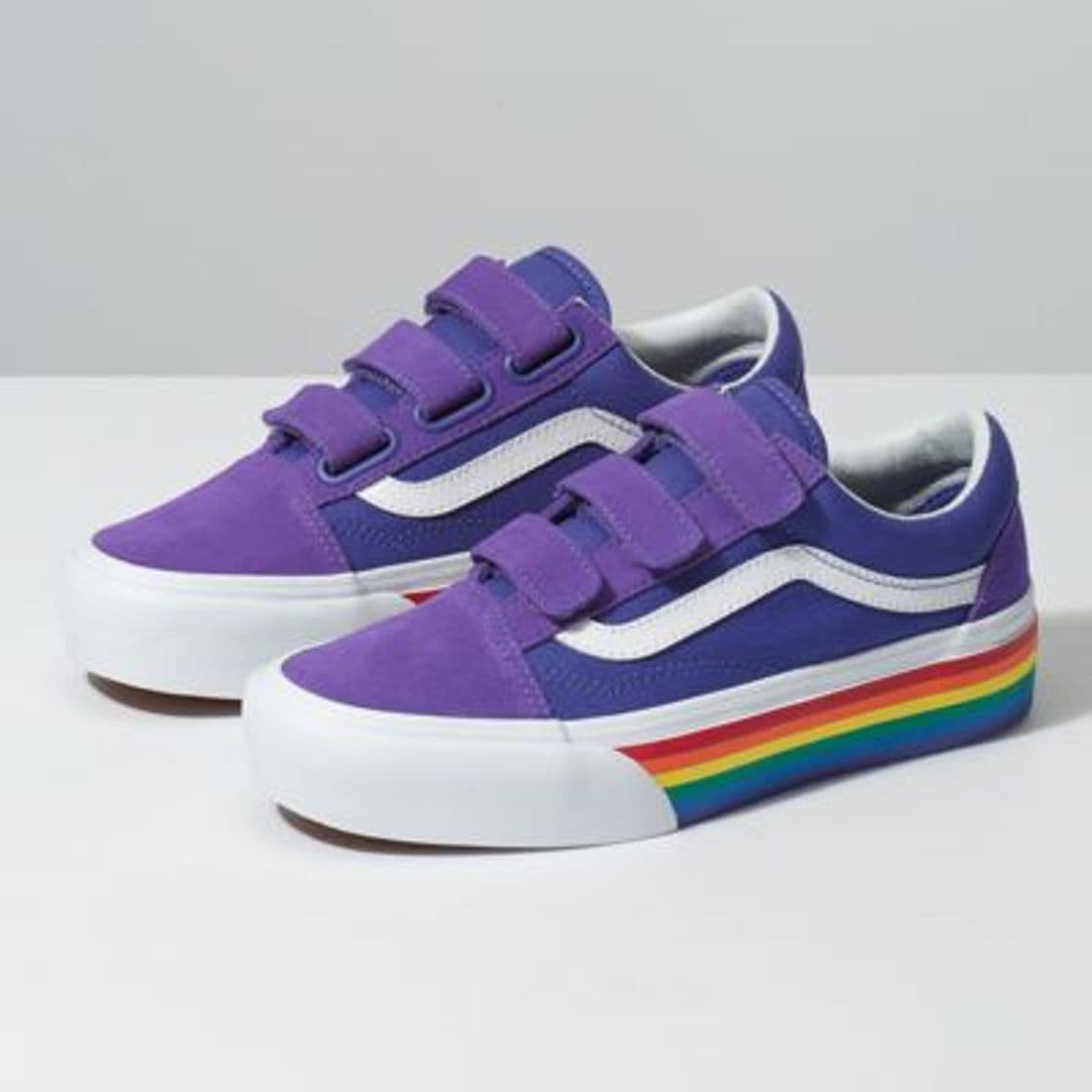 Moda Rainbow Old Skool V Platform 