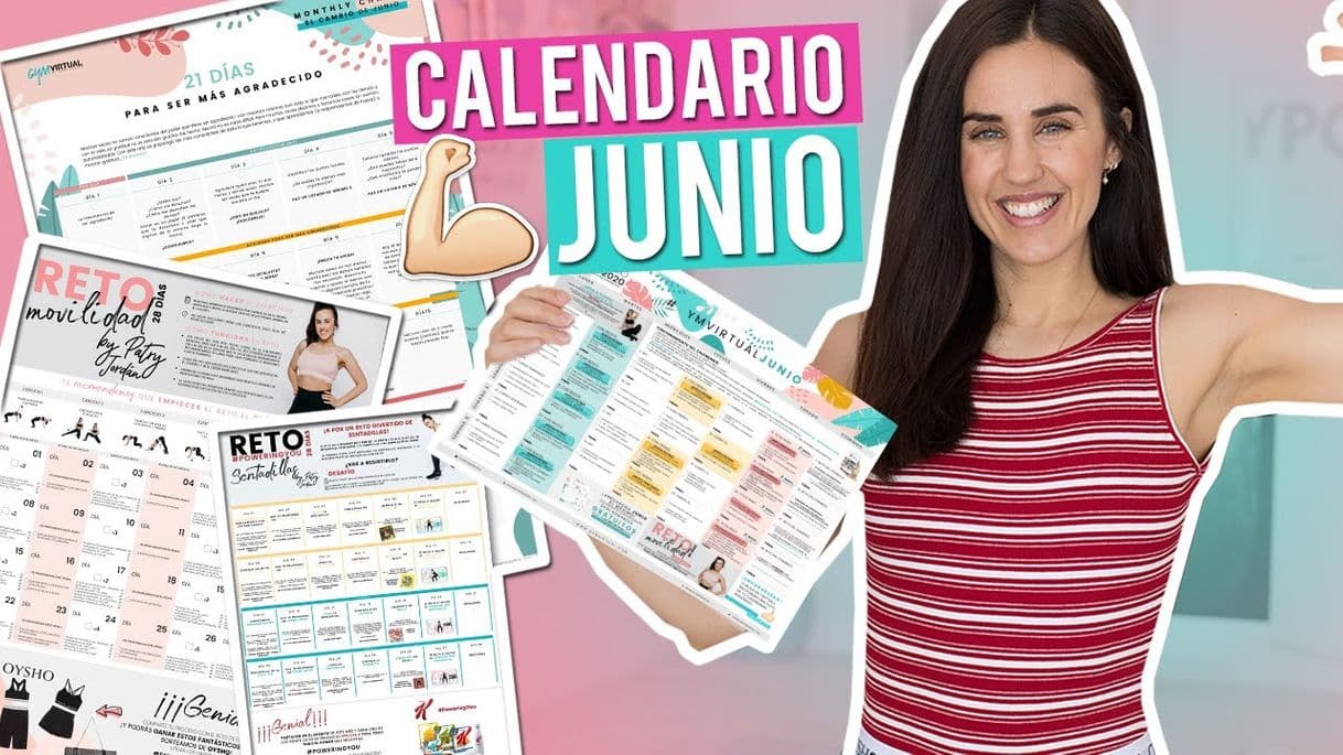 Fashion Calendario Junio 2020 - GYM VIRTUAL